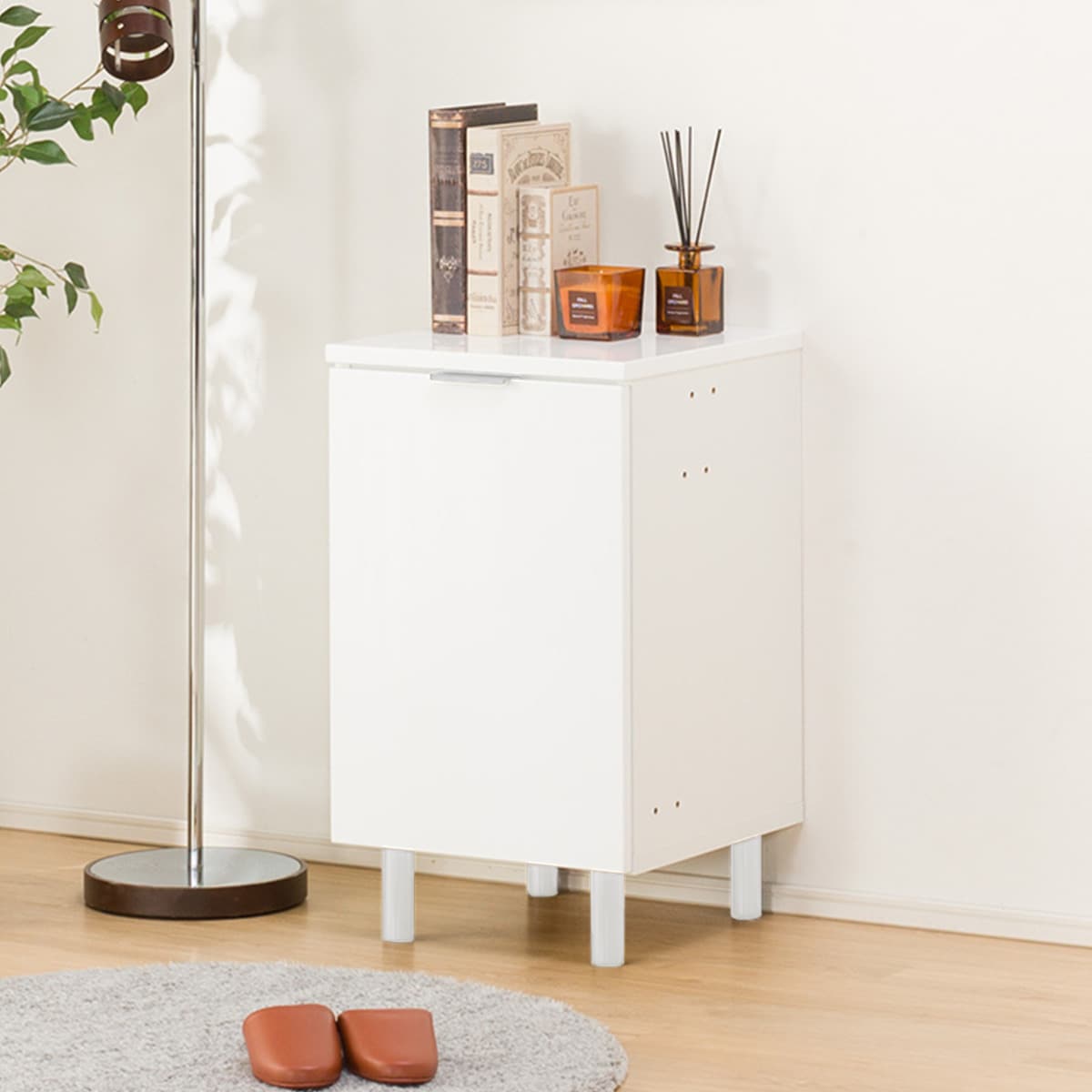 楽天市場】[幅40cm] サイドボード (エトナ40SBR WH/SI) ニトリ 【玄関