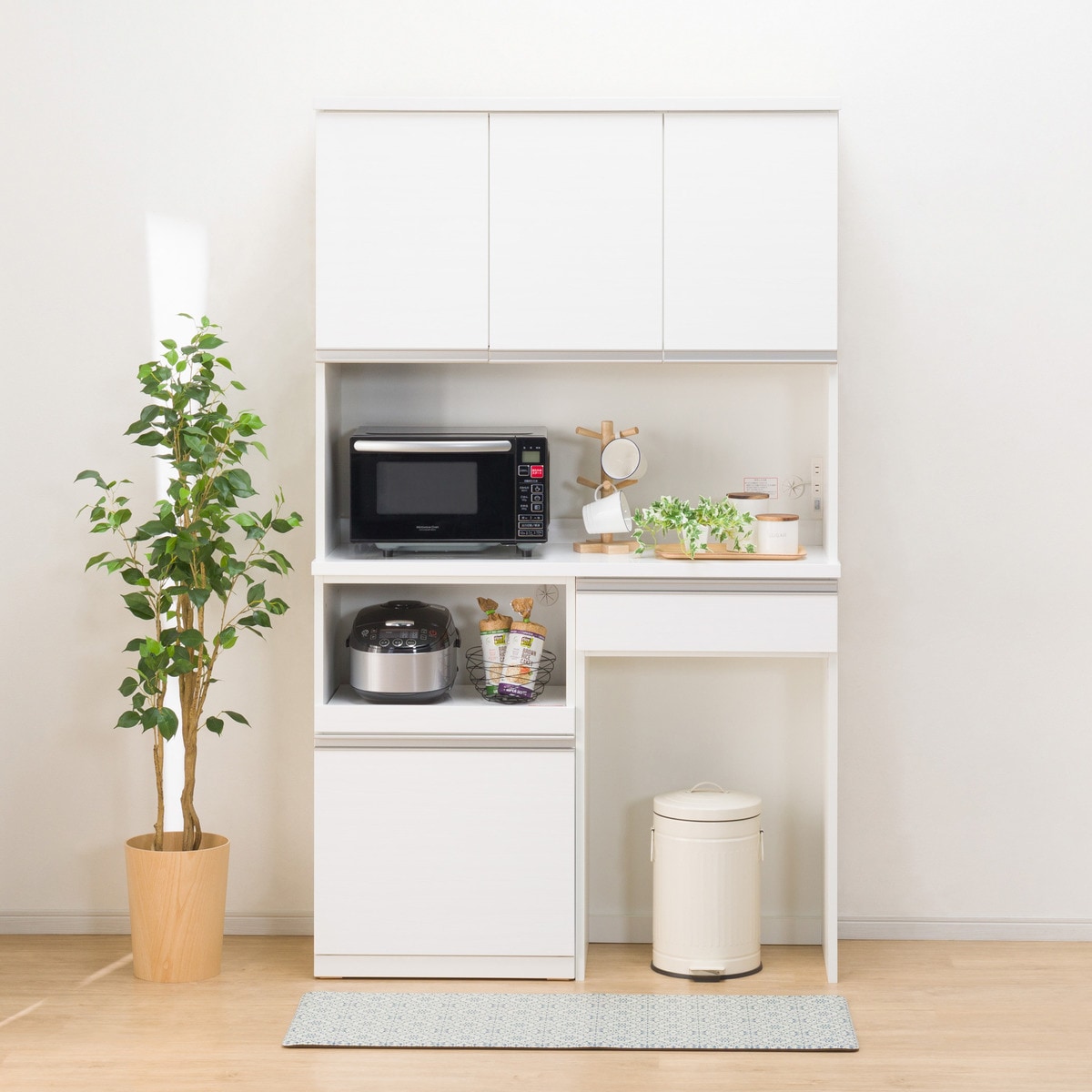 楽天市場】キッチンボード (リガーレ120KB WH) ニトリ 【配送員設置