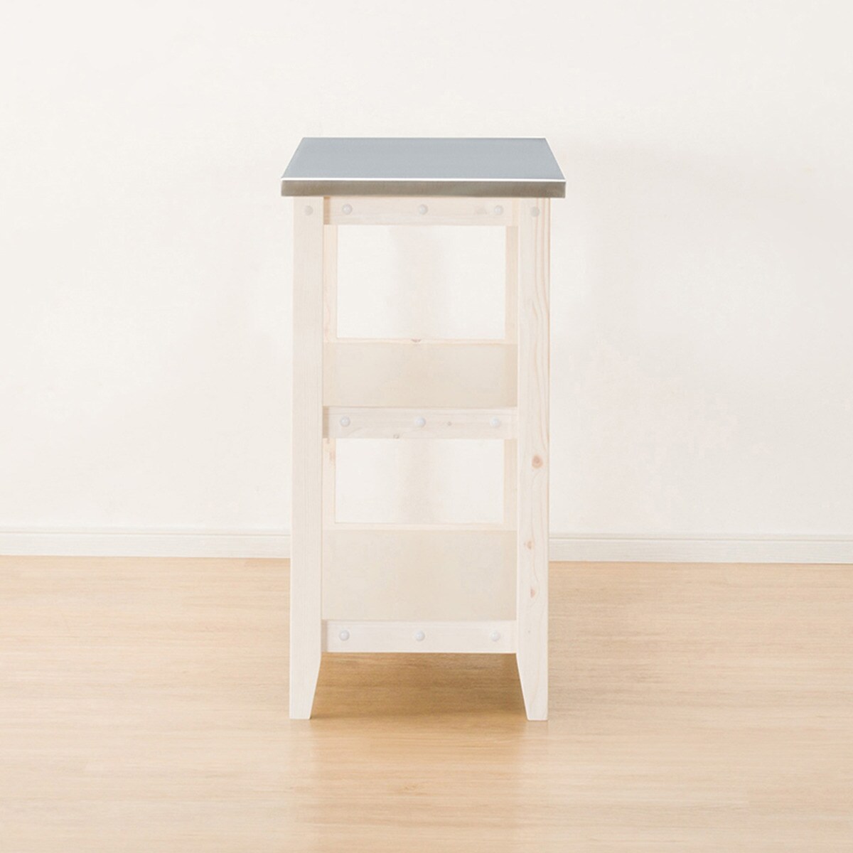 楽天市場】[幅120cm] ワークテーブル (シナモ12045WH ステン) ニトリ