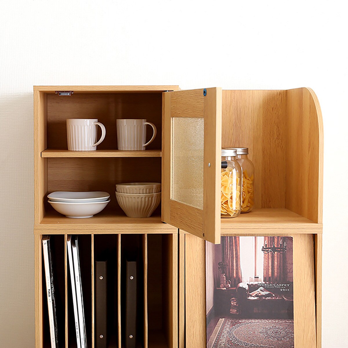 楽天市場】キューブラック ガラス扉（SBO） ニトリ メーカー直送・送料