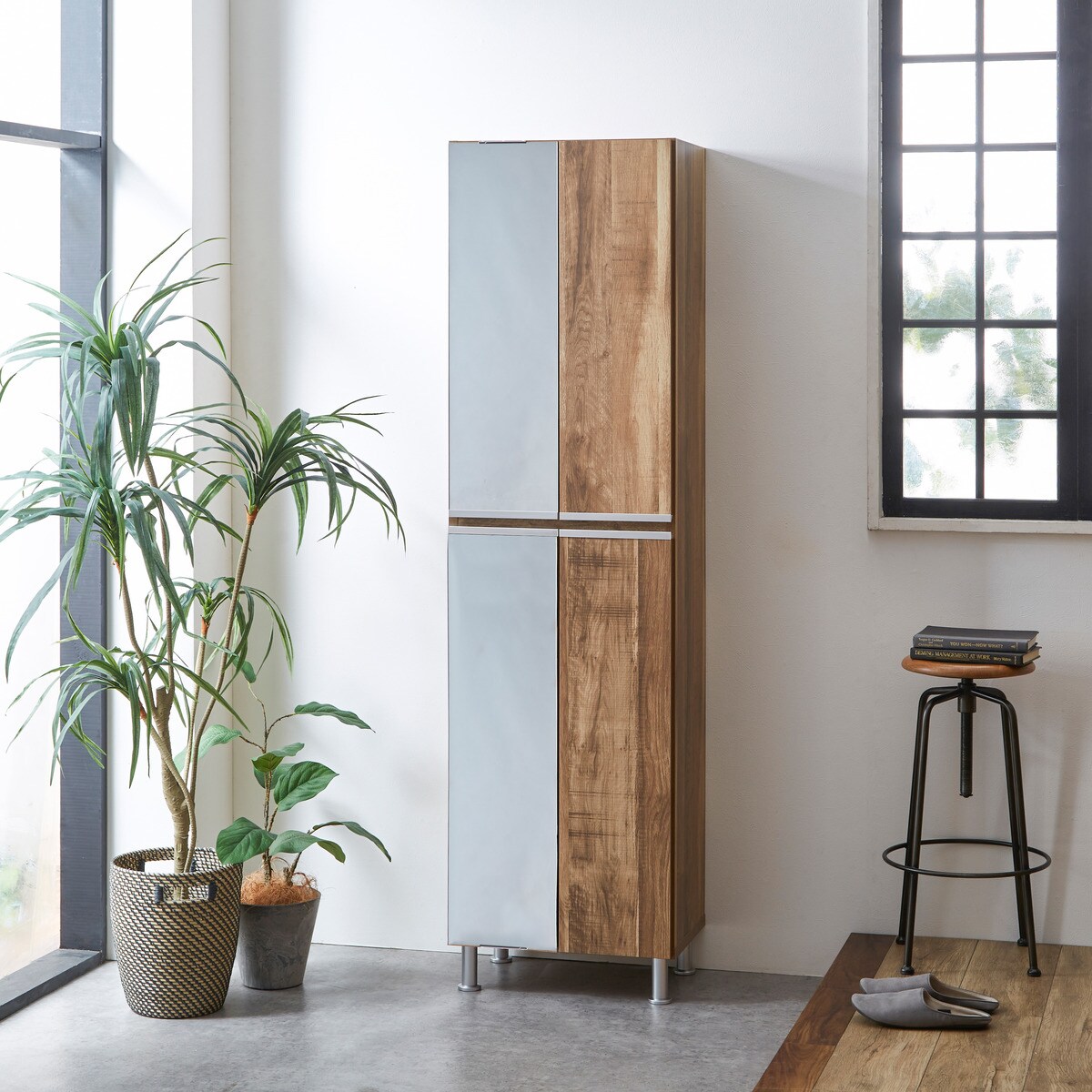 楽天市場】シューズボックスリアル姿見(50) ニトリ 【配送員設置商品