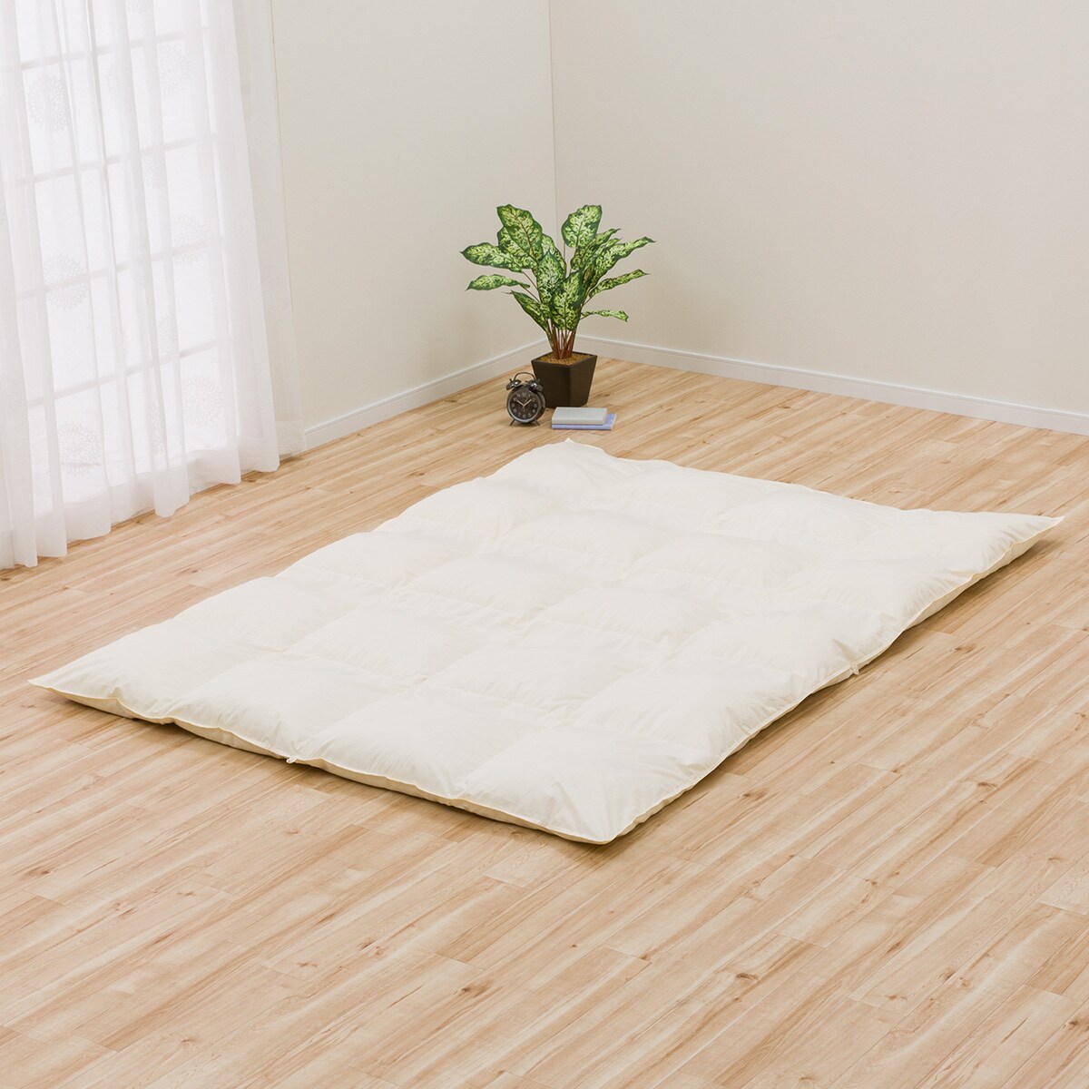 楽天市場】日本製 ホワイトダックダウン50% 羽毛布団 （ムーン