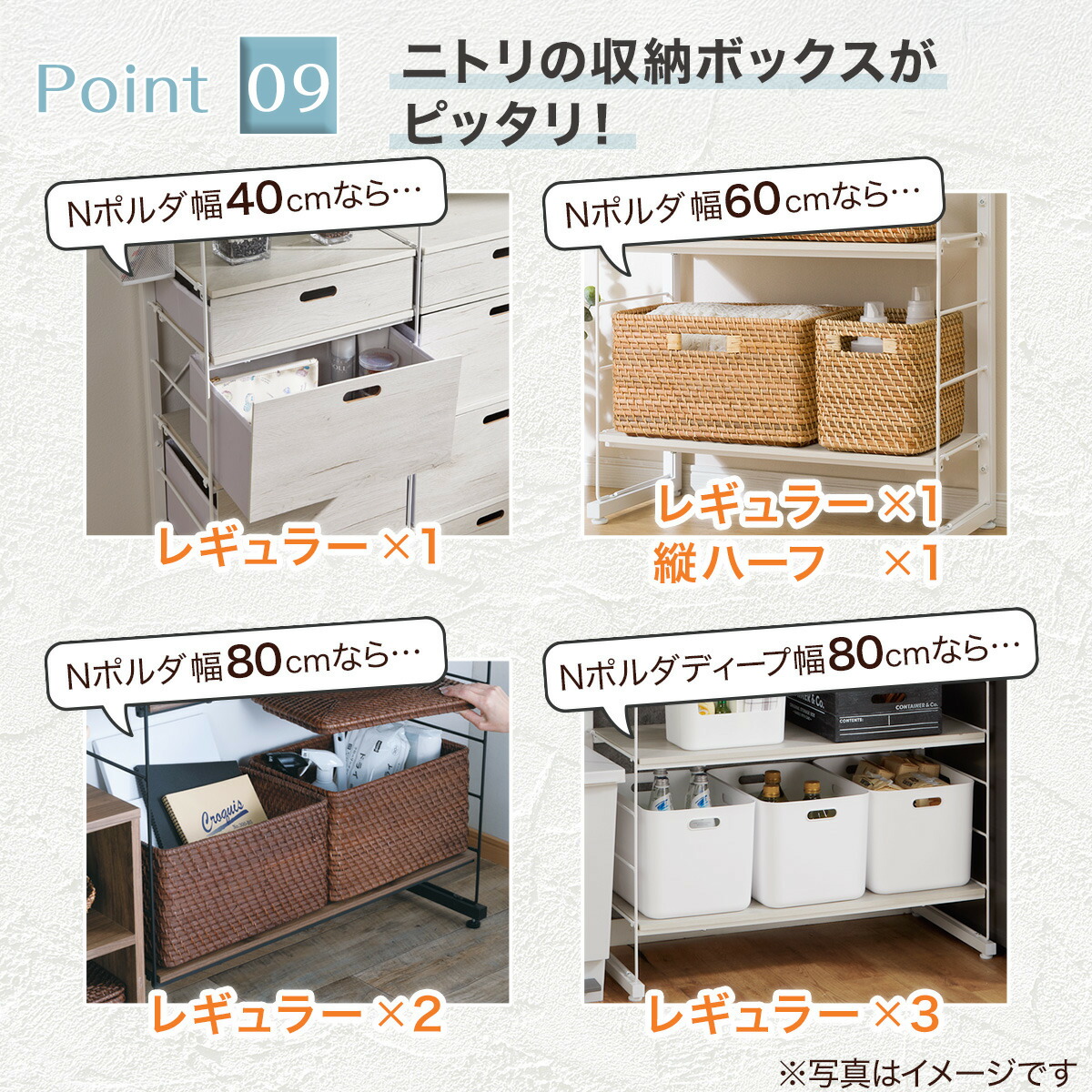 楽天市場】突っ張り壁面収納Nポルダ(幅60cm) ニトリ 【玄関先迄納品