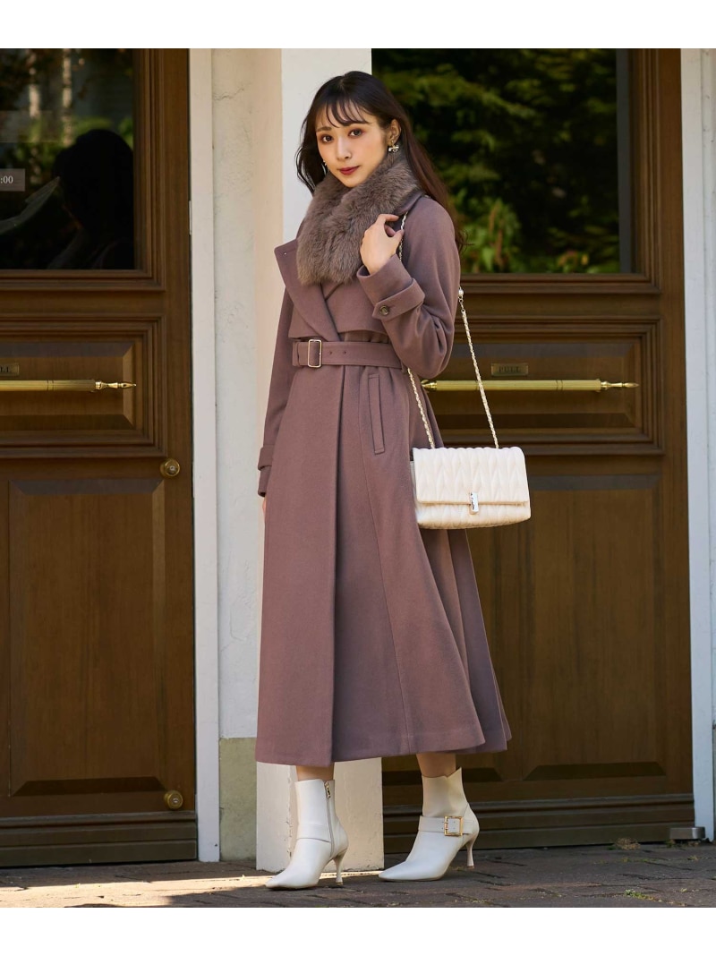 楽天市場】【SALE／70%OFF】2WAYカラーバックプリーツウールトレンチ