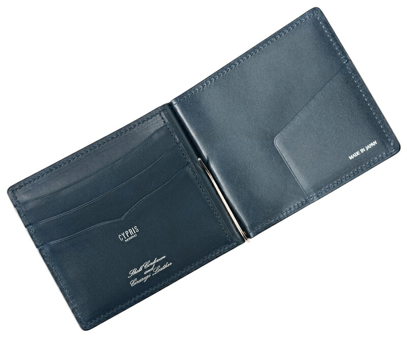 楽天市場】マネークリップ 財布 メンズ コードバン 本革 ブランド 札ば