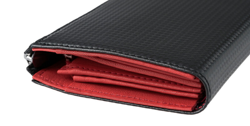 楽天市場】財布 革財布 メンズ 長財布 カーボンレザー L字 ハニーセル