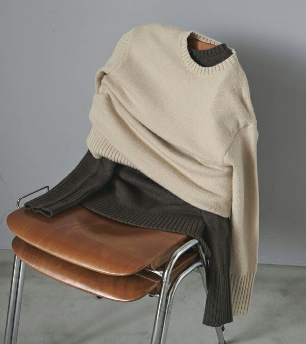 楽天市場】アンヌーク anuke パディンオーバーニット Padin Over Knit