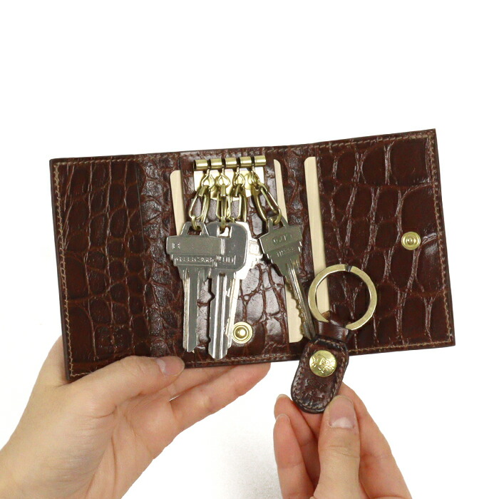楽天市場】イルビゾンテ キーケース WEB限定 クロコエンボスドレザー