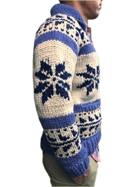 楽天市場】Kanata ロゴ入りカウチンセーター Snow & Maple【送料無料