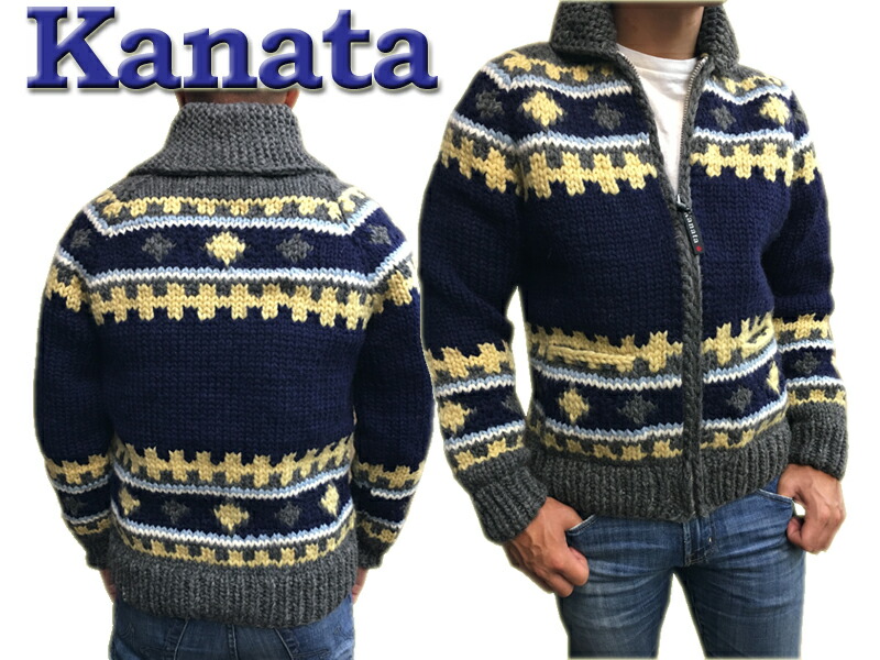楽天市場】Kanata カナタ カウチンセーター ウールセーター メンズ