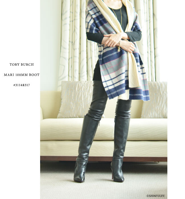 楽天市場】トリーバーチ ロングブーツ ハイヒール 10cm TORY BURCH