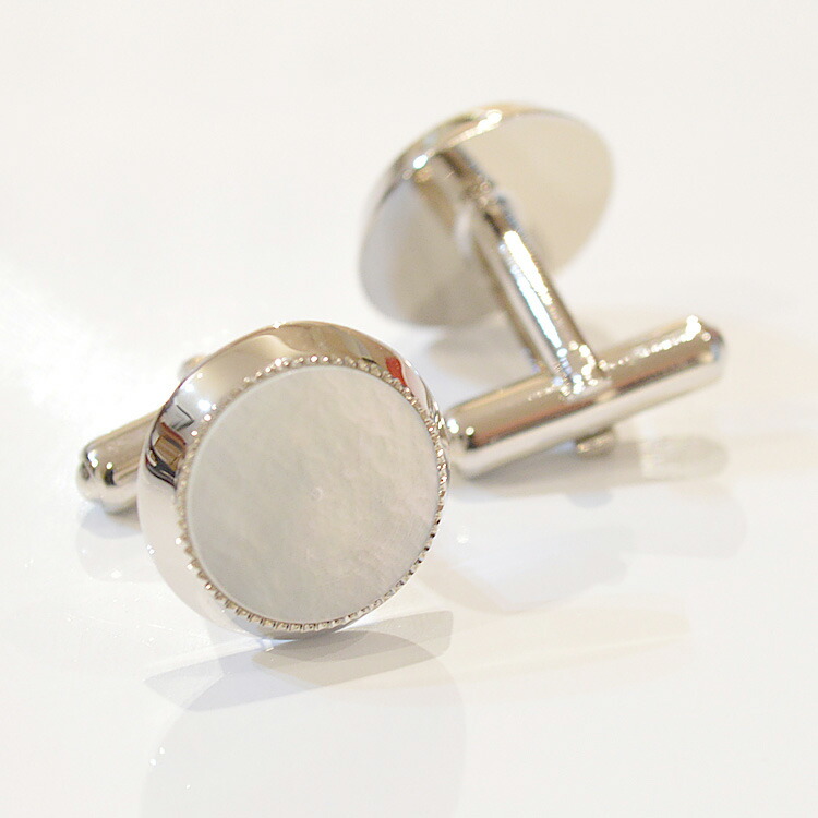 楽天市場】白蝶貝カフス シルバー ケース付【cu-ob002 ob001 68103125