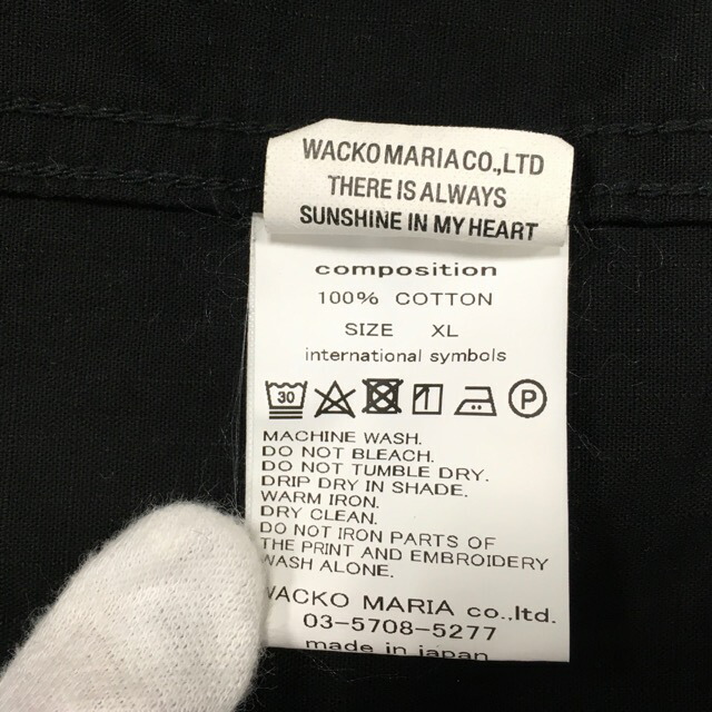 楽天市場】【送料無料】WACKO MARIA × TIM LEHI ARMY SHIRT