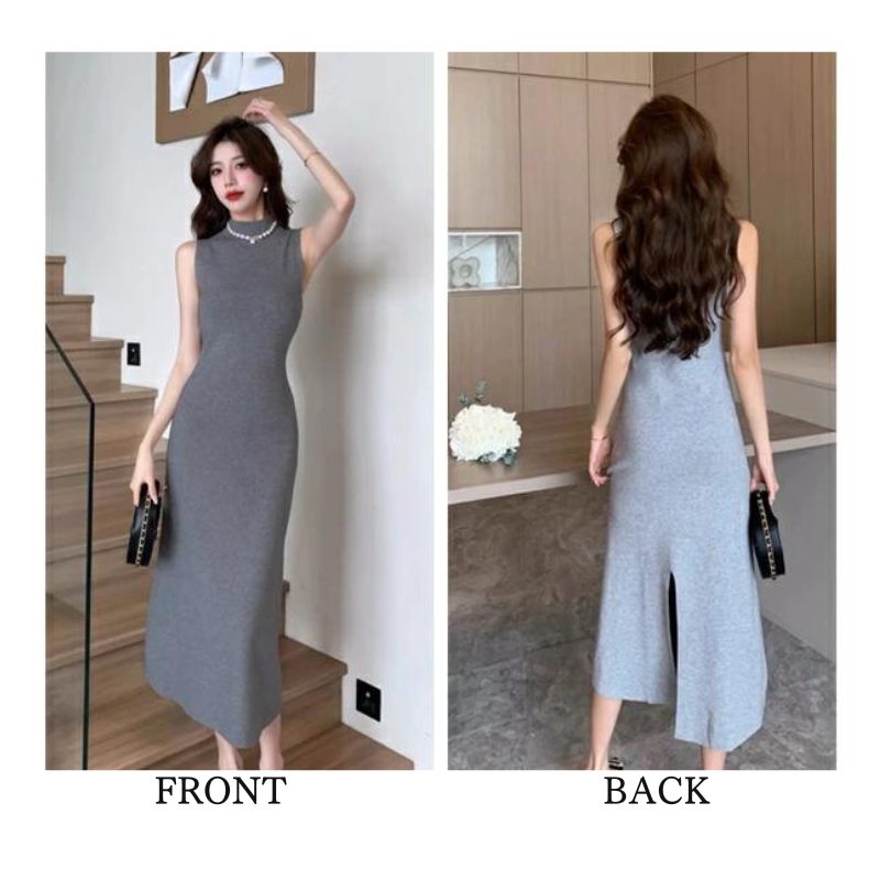 楽天市場】ワンピース ニットワンピース ノースリープ 肩出し セクシー