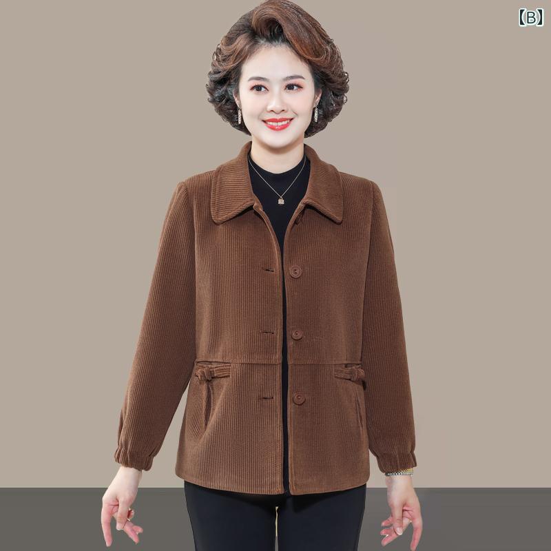 楽天市場】ジャケット レディース 春秋 コート ショート ミセス 婦人