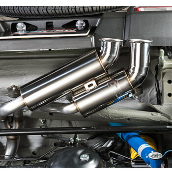 楽天市場】ジムニーJB64 5ZIGENSPEC STREET 砲弾2本出しマフラー