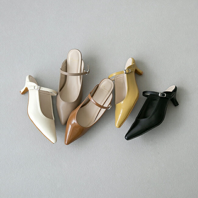 楽天市場】3/11 9:59マデ 1999円 送料無料 パンプス かかとなし