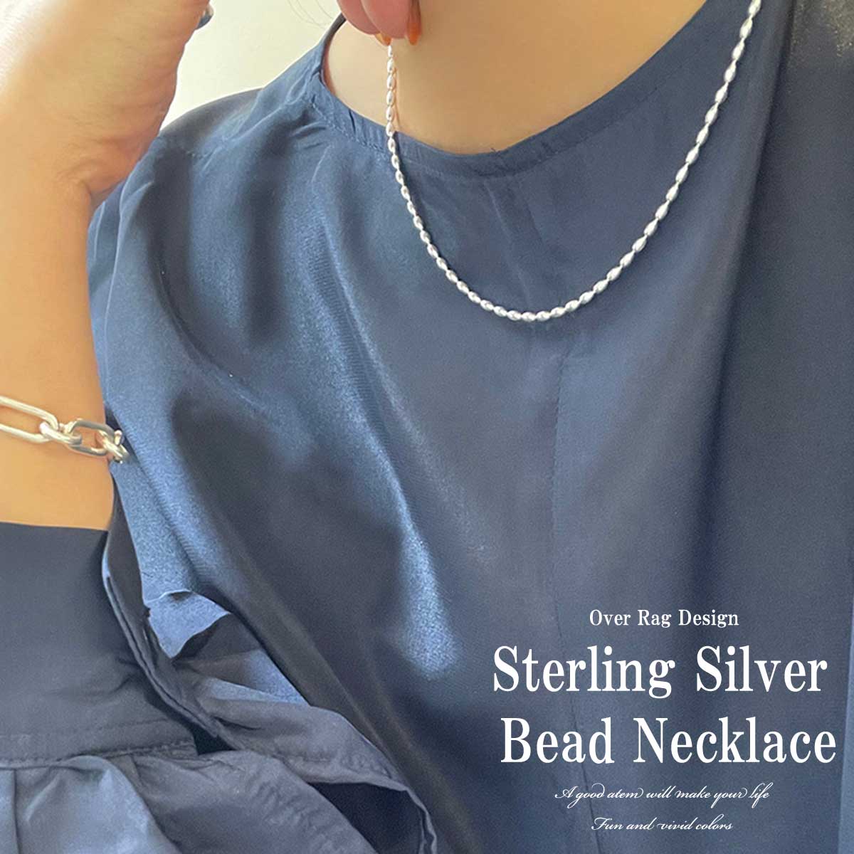 楽天市場】ネックレス レディースネックレス シルバー925ビーズ