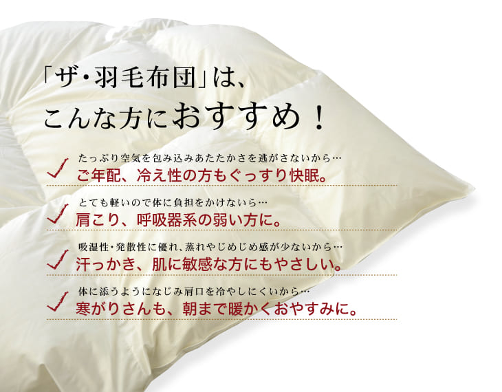 楽天市場】＼スーパーSALE ポイントUP中／羽毛布団 シングルサイズ ザ