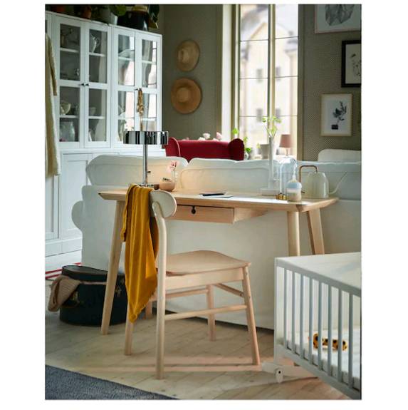 楽天市場】IKEAイケア LISABO リーサボーデスク, アッシュ材突き板