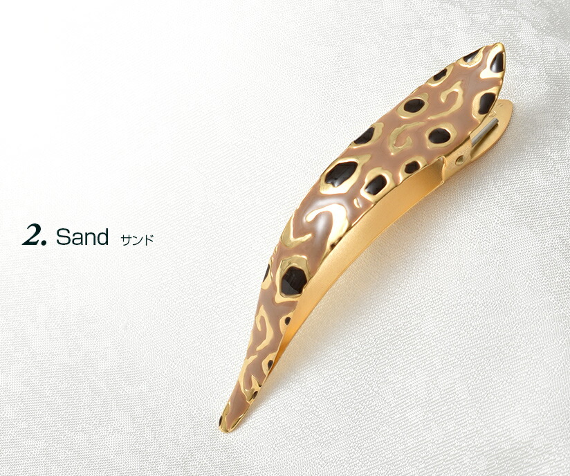 楽天市場】【10%OFF】 春SALE ヘアクリップ Ficcare Maximas Leopard