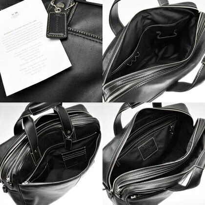 楽天市場】コーチ メンズ バッグ COACH MENS レザー ブリーフケース 本