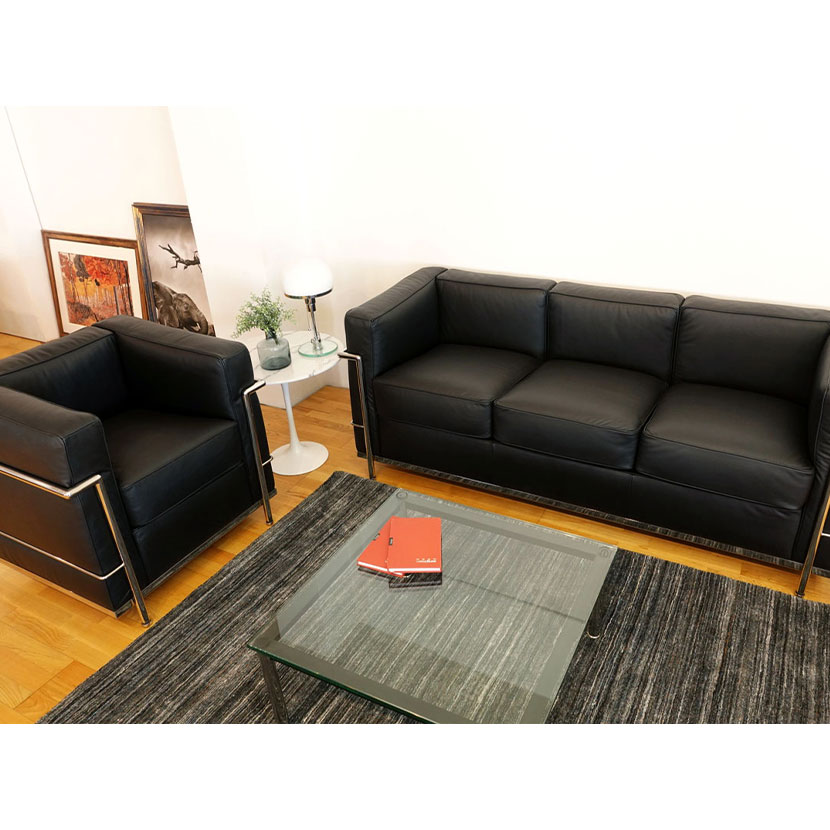 楽天市場】LC2 ソファ 1人掛け ル・コルビジェ リプロダクト 座面