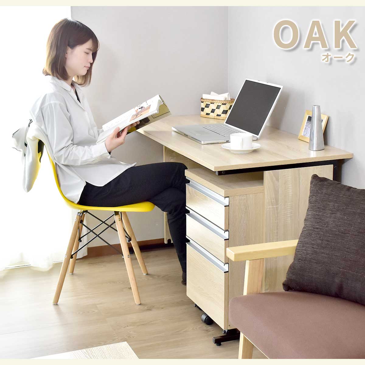 楽天市場】パソコンデスク デスク 120cm幅 オフィスデスク 平机 木製