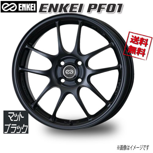楽天市場】ENKEI エンケイ PF01 マットブラック 17インチ 4H100 6.5J+