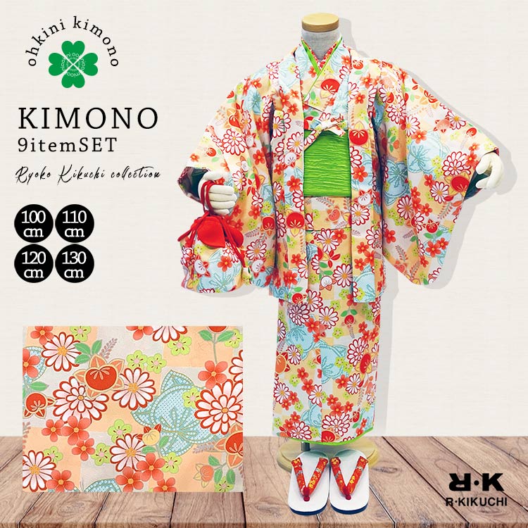 楽天市場】洗える着物 単衣（七五三7歳）（キッズ・ベビー・マタニティ