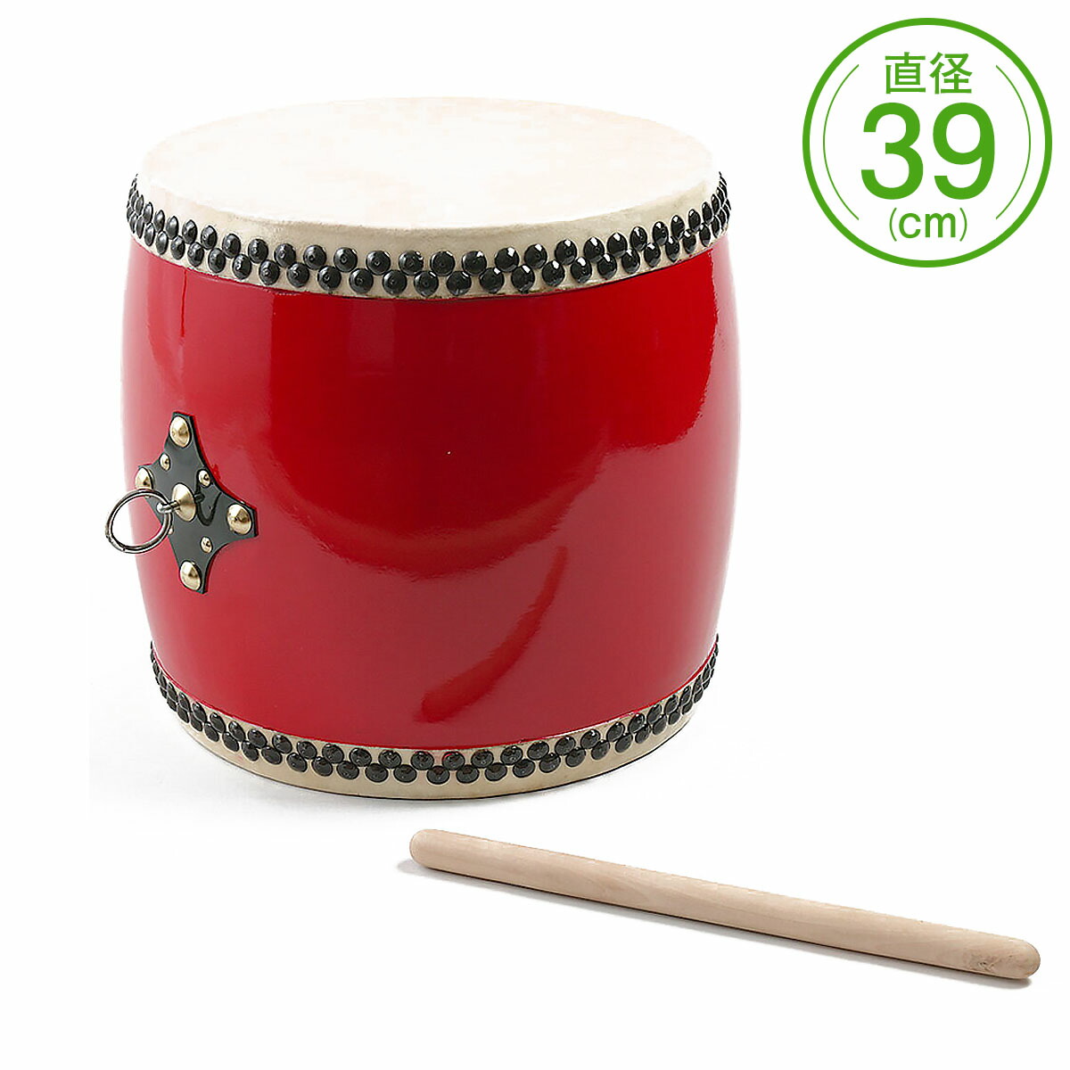 楽天市場】エイサー用太鼓（直径39cm）【送料無料】【水牛皮,沖縄,琉球