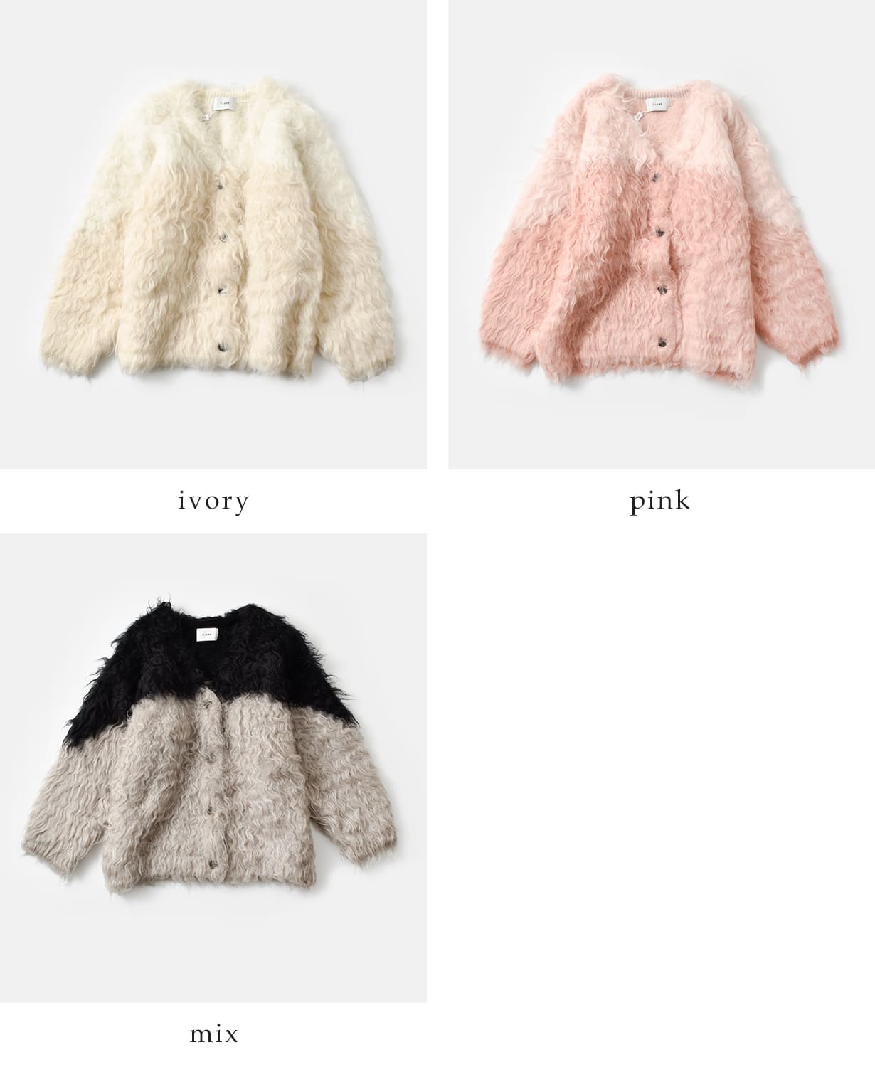 楽天市場】セール【40%OFF】CLANE クラネ バイカラー シャギー ニット