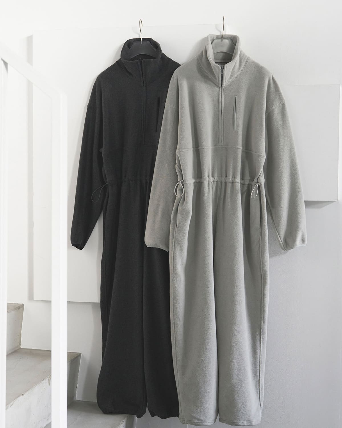 楽天市場】anuke アンヌーク フリース ハーフジップ コンビネゾン