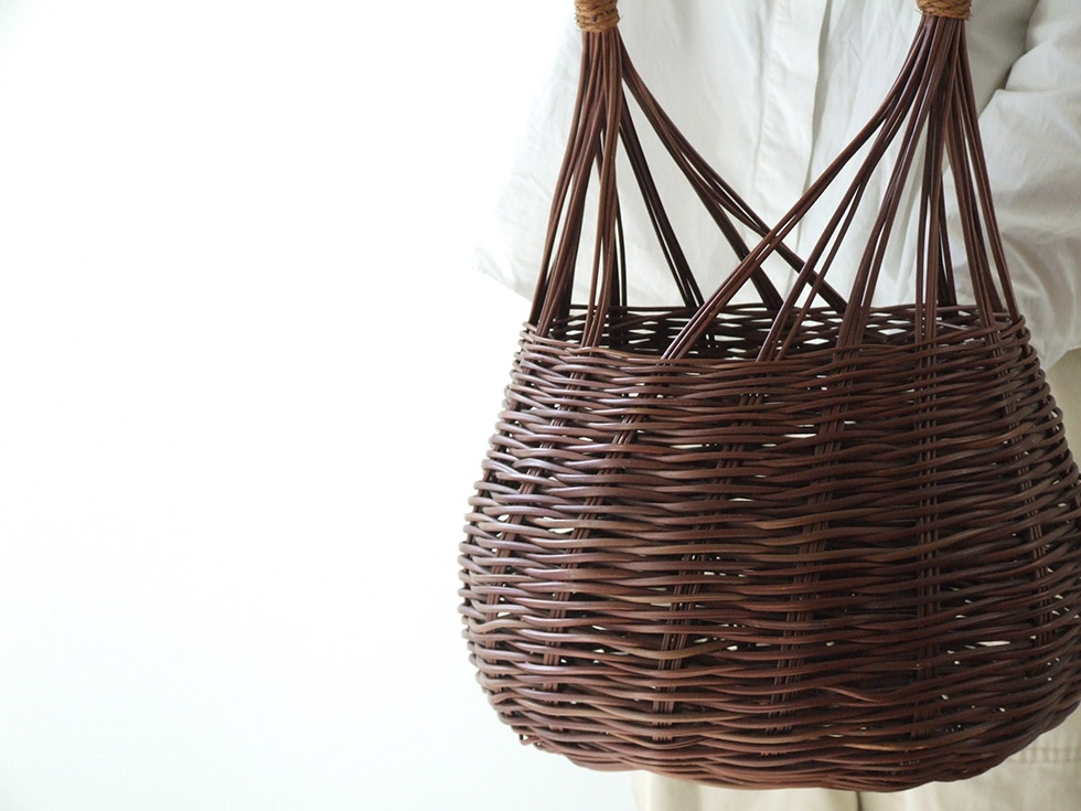 楽天市場】【沖縄県 今帰仁村のわらび細工】わらび 縄巻手付かご H56