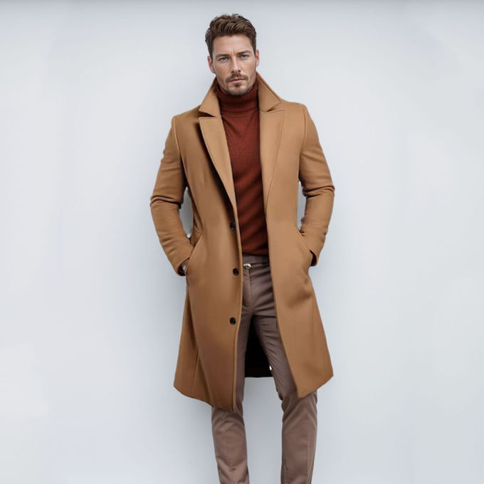 楽天市場】チェスターコート メンズ ロングコート 無地 ビジネス