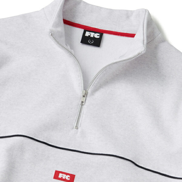 楽天市場】FTC/エフティーシー PIPING HALF ZIP SWEATSHIRT【ハーフ