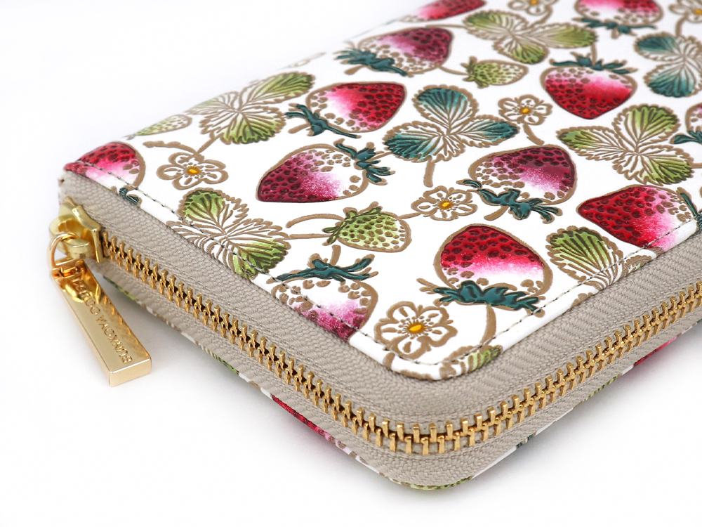 楽天市場】【可愛い皮革伝統工芸 文庫屋「大関」】いちご ぐるっと