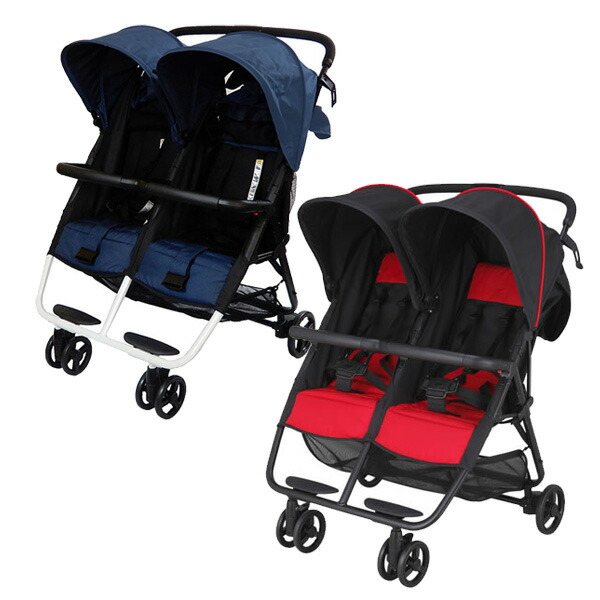 楽天市場】ココロン ツイン 横型二人乗りベビーカー 双子用 2人乗り