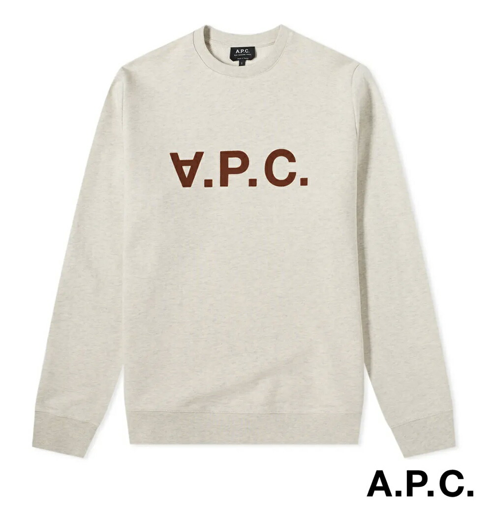 楽天市場】A.P.C. アーペーセー ロゴスウェットトレーナー メンズ
