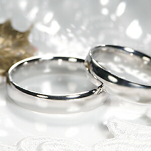 楽天市場】Pt1000 純プラチナ 甲丸 メンズ リング【4.5mm】【送料無料