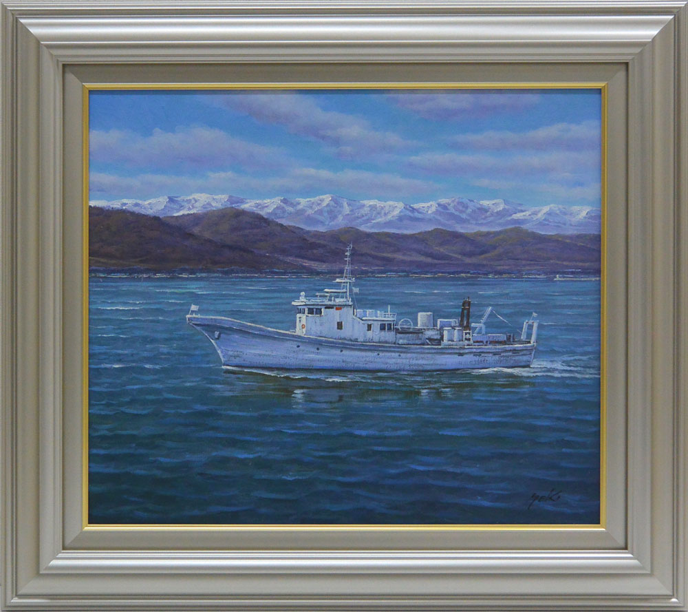 楽天市場】油絵 角館の桜 寺井孝作品 F20サイズ 肉筆油絵 油彩額装作品