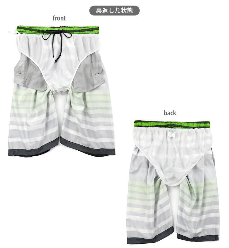 楽天市場】サーフパンツ 水着 メンズ 3L 4L 5L グリーン M-2463B