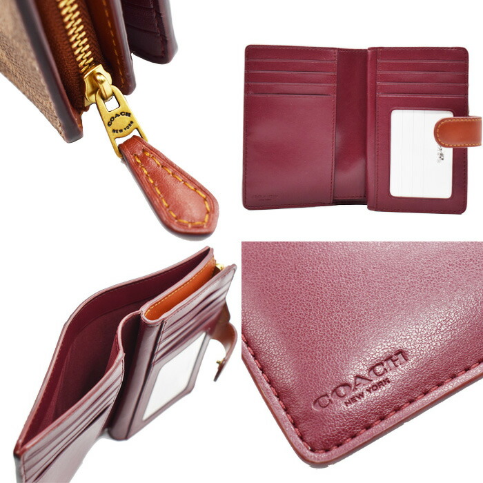 楽天市場】COACH コーチ 二つ折り財布 全3色 33034 ミディアム
