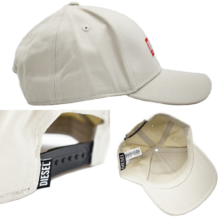 楽天市場】DIESEL ディーゼル ベースボールキャップ CORRY JACQ HAT