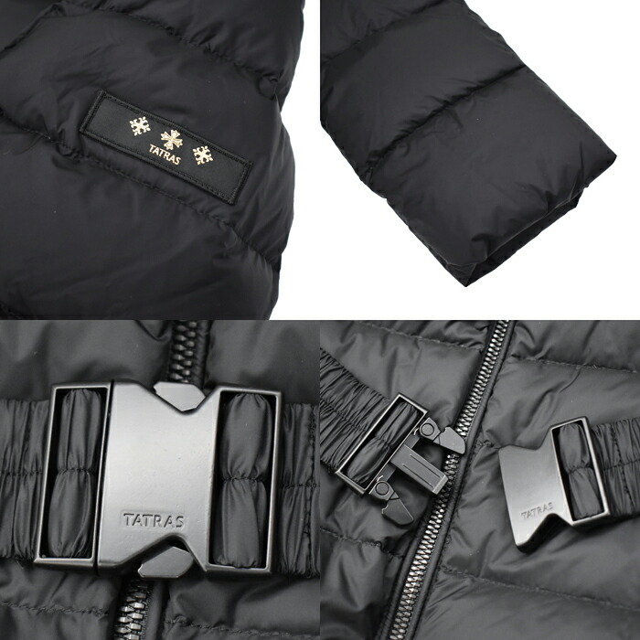 楽天市場】TATRAS タトラス ロング丈ダウンコート BLACK/ブラック