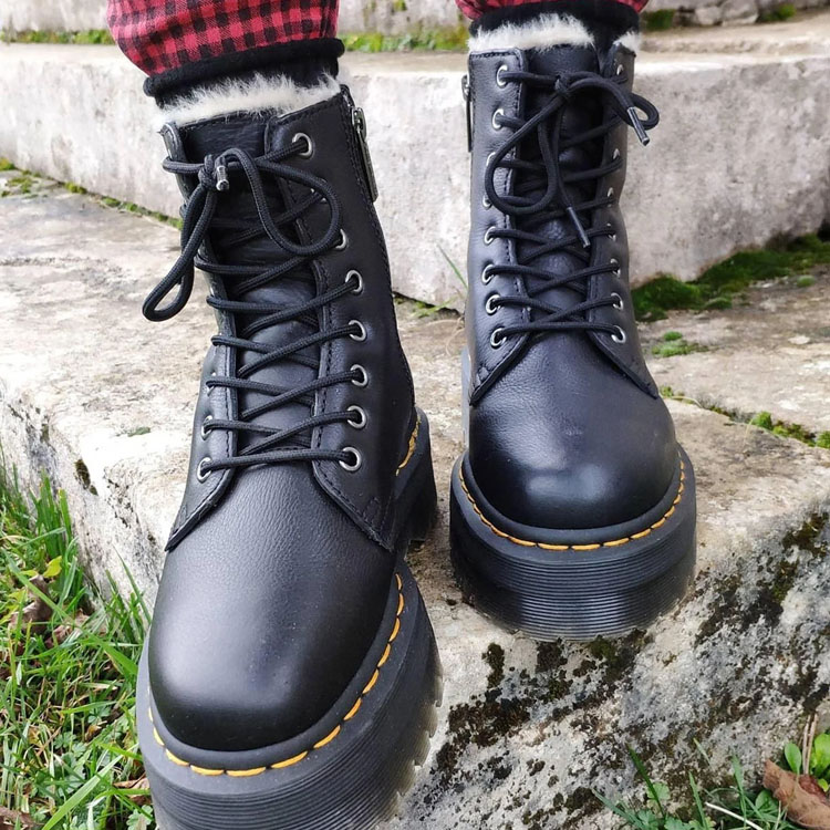 楽天市場】Dr.Martens ドクターマーチン Jadon Boot Leather Faux Fur