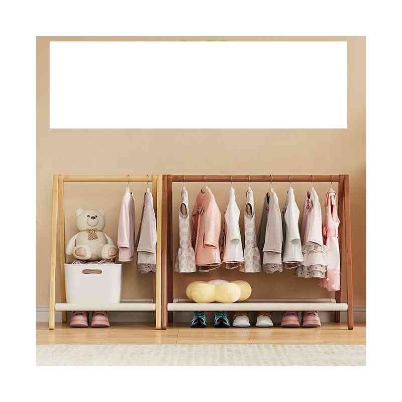 楽天市場】キッズ ハンガーラック 木製 ナチュラル 収納ラック 衣類