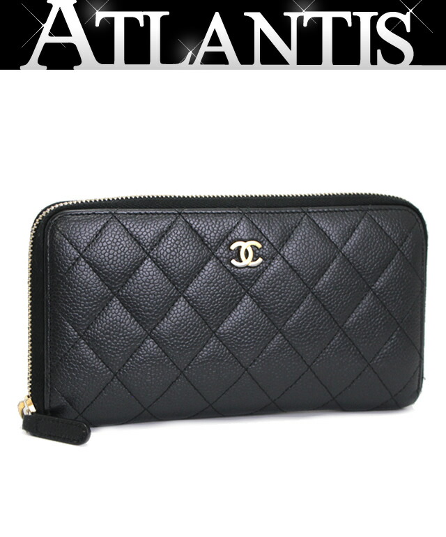 楽天市場】シャネル CHANEL マトラッセ ラウンドファスナー 長財布