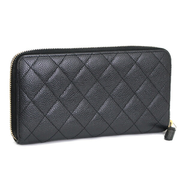 楽天市場】シャネル CHANEL マトラッセ ラウンドファスナー 長財布