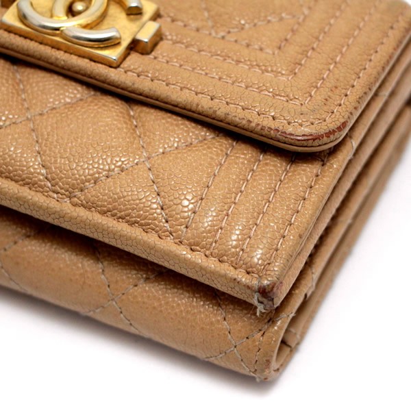 楽天市場】シャネル CHANEL ボーイシャネル マトラッセ 三つ折り